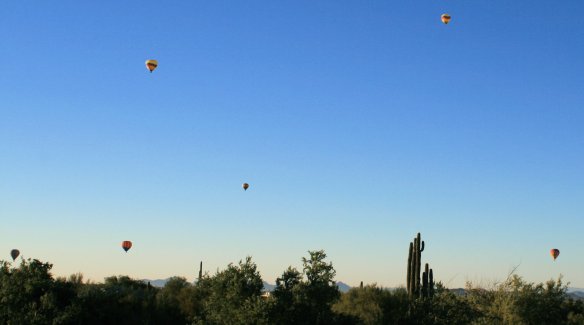 Balloons over Cave Creek