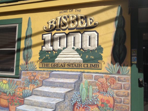 We found LOTS of stairs throughout Bisbee